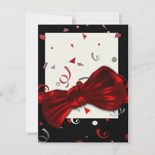 Invitation Partie formelle de bal d'étudiants élégant (Devant)