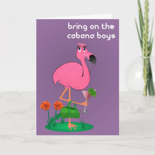 Invitation Partie Invitatiaon de Bachelorette de Flamant rose