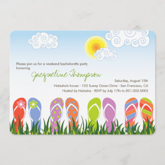 Invitation Partie mignonne de Bachelorette d'amusement de
