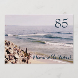 Invitation Partie-Océan mémorable de 85 années/anniversaire