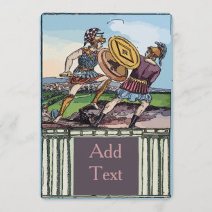 Invitation Partie romaine de toge