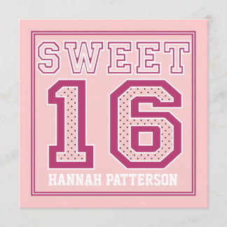 Invitation Partie rose uniforme de point du Jersey de fille