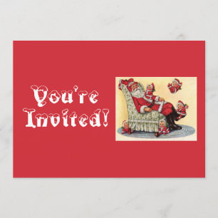 Invitation Partie vintage personnalisée d'échange de biscuits