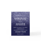 Parties scintillant bleu marine ombre chic mariage