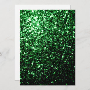 Invitation Parties scintillant brillante vert foncé Glamor Pe