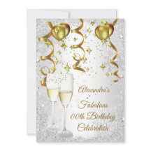 Parties scintillant champagne Gold Balloon