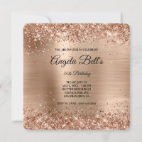 Parties scintillant de cuivre brossé huile Fancy M