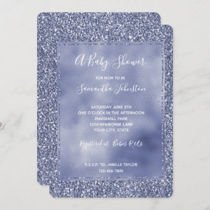 Invitation Parties scintillant de glamour Lilac Glitz pourpre