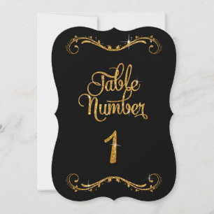 Invitation Parties scintillant de script fantaisie Tableau Nu