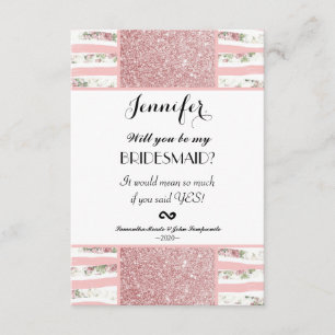 Invitation Parties scintillant des Faux roses et éclats de pi