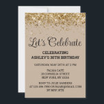 Invitation Parties scintillant d'or de sable 30e anniversaire<br><div class="desc">Black Tan Gold Parties scintillant Invitation,  30e invitation de fête d'anniversaire Trente,  Fêtons digitale Any Age,  Téléchargement instantané Quarante cinquante soixante,  Personnalisé 21e 40e 50e 60e,  Élégant Jalon modèle Sweet 16,  Personnalisé 18e Glam Golden Confetti,  Calligraphie adulte Design moderne,  ic trendy simple pour elle,  Sand 16th quinceanera 15th</div>