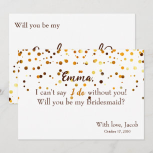 Invitation Parties scintillant d'or - Offre minimale de prése