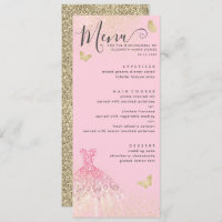 Parties scintillant d'or rose vif moderne Gown Qui