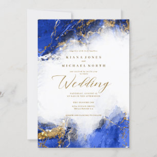 Invitation Parties scintillant en marbre Amanda Piszczek Dk R