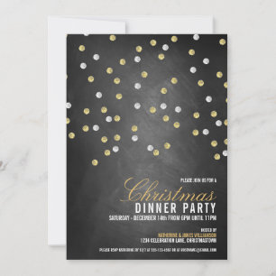 Invitation Parties scintillant étincelante Points Noël Invita