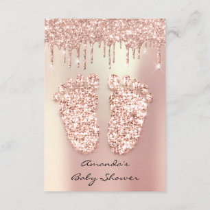 Invitation Parties scintillant étincelle Rose Gold GreyBaby D