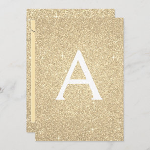 Invitation Parties scintillant Gold Sparkle 13e anniversaire