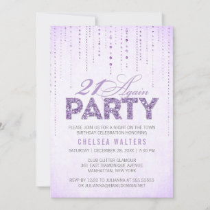 Invitation Parties scintillant Look 21 Encore une fois Invita