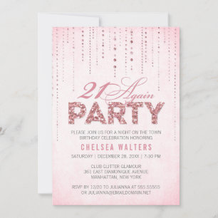 Invitation Parties scintillant Look 21 Encore une fois Invita