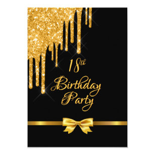 Invitations Faire Part Cartes Anniversaire 18 Ans Zazzle Fr