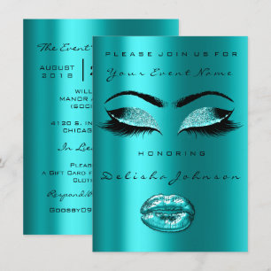 Invitation Parties scintillant Ocean Mermaid Fête des mariées