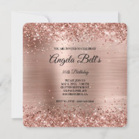 Parties scintillant or rose brossé Foil Fancy Mono