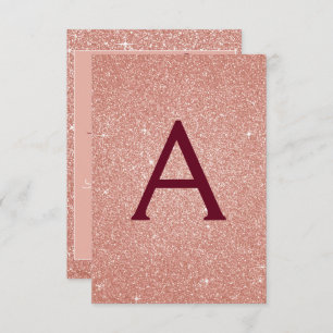 Invitation Parties scintillant Rose Gold Sparkle 40e annivers