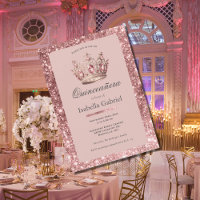 Parties scintillant rose vierge Tiara Couronne Elé