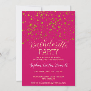 Invitation parties scintillant Splash Party