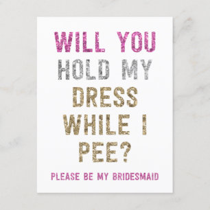 Invitation Parties scintillant Tenir Ma Robe Pendant Que Je P