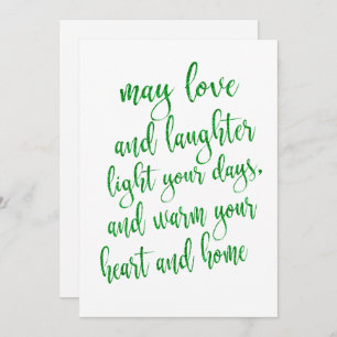 Invitation Parties scintillant verte cool St Patrick's Day Pa