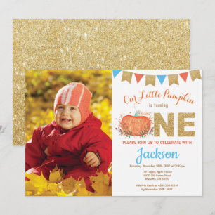 Invitation Parties scintillantes d'or d'invitation
