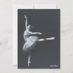 Invitation Pas de Drame, Seulement la Liberté, Ballerine Noir