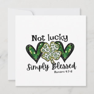 Invitation Pas Lucky, Simplement Béni Lucky Charm St Patrick