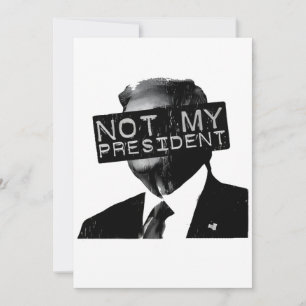 Invitation Pas mon président libéral anti-Trump