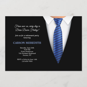 Invitation Pas plus d'invitation de partie de retraite de