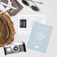 Passeport à la famille Baby shower à thème Voyage