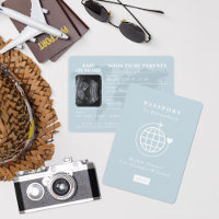 Passeport à la famille Baby shower à thème Voyage