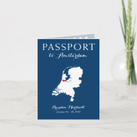 Passeport d'anniversaire d'Amsterdam Pays-Bas