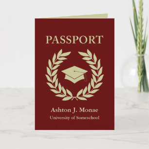Invitation passeport de diplôme