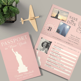 Invitation Passeport de New York 21E anniversaire