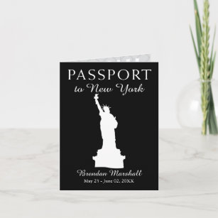 Invitation Passeport de New York 21E Anniversaire
