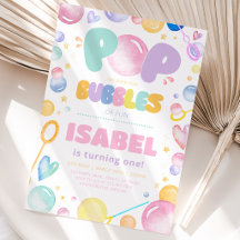 Passez chez nous pour l'anniversaire de Bulles