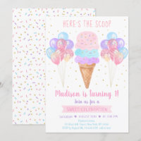 Pastel à la crème glacée Voici l'anniversaire de l