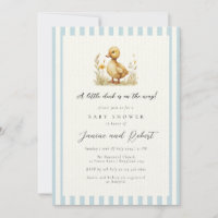 Pastel Blue Little Duck est sur le Baby shower Way