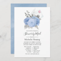 Pastel Blue & Silver Baby ou Fête des mariées par