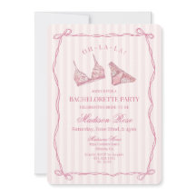 Pastel Pink Lingerie Lace Bachelorette Party
