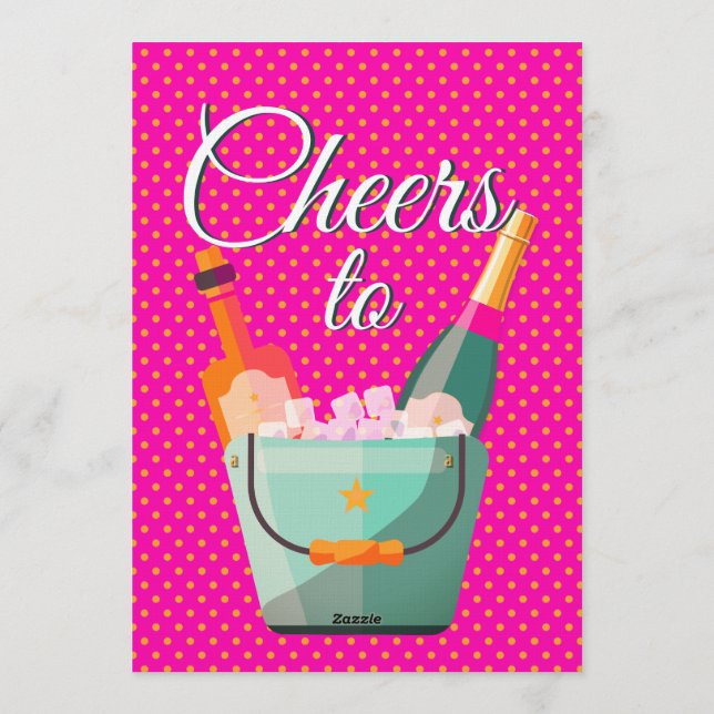 Invitation Pastel Polka Dots Birthday Party (Dos)