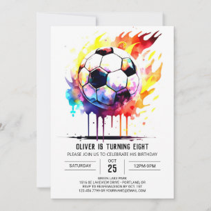 Invitation Pastel Sports Anniversaire de enfant imprimable