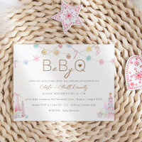 Pastel Winter Wonderland Baby-Q Baby shower barbec